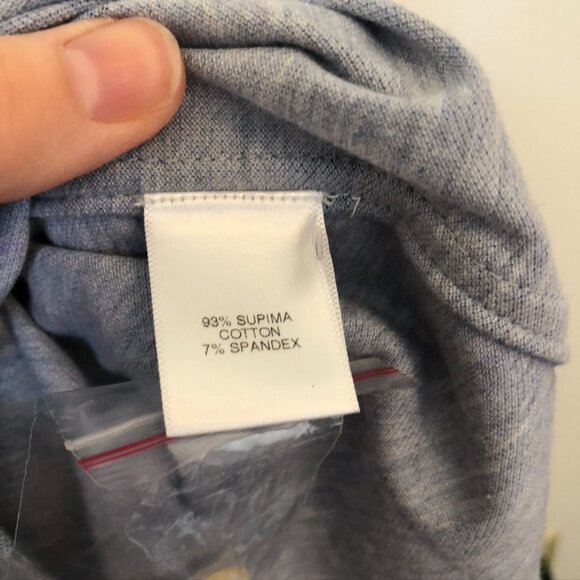 NEW NWT DANIEL CREMIEUX Mens Blue Heather Navy Crown Crest Print Button Down XL - Picture 9 of 13